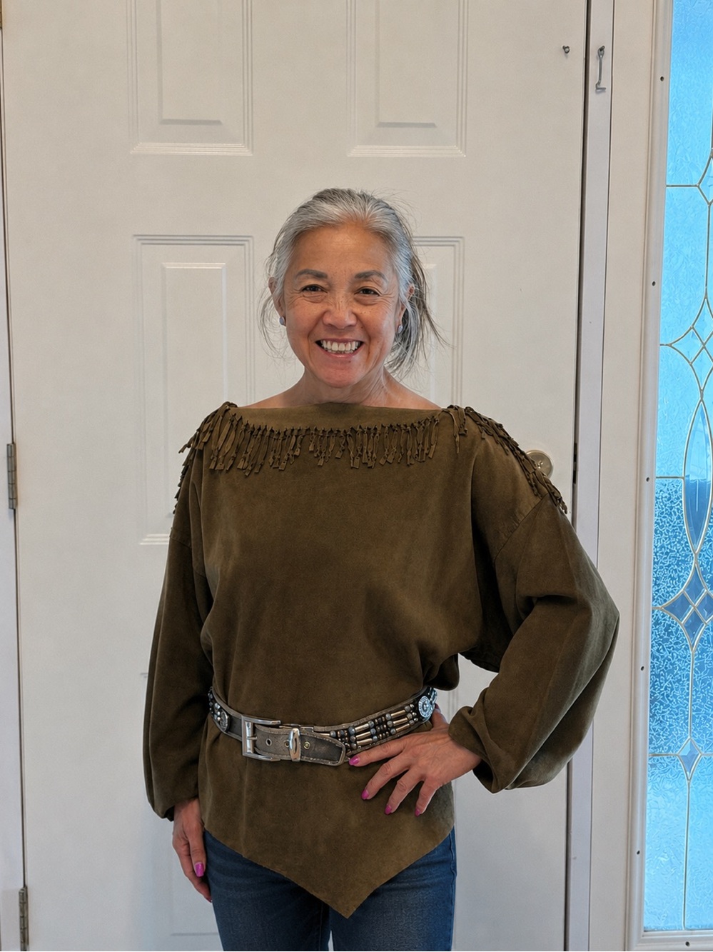Boho Fringe Suede Tunic Top | Western Boutique Style
